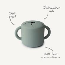 Mushie Snack Cup Silicone  Art.2340031 Silicone container with Click Lock