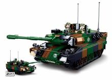 Sluban konstruktors, LEOPARD 2A5 galvenais kaujas tanks 2IN1, 766 det.
