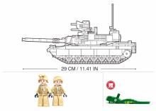 Sluban konstruktors, M1A2 SEP v2 Abrams tanks , 781 det.
