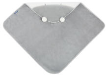 CARRY COT SWADDLE BLANKET PLUSH RAM 75X75 GREY