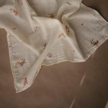 Mushie Muslin Cloth Art.2260124 Natural Высококачественная муслиновая пелёнка для лица, 3 шт. (58,42 x 59,69 cм)