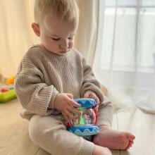 WOOPIE BABY Mūzikas bungas mūzikas kaste projektors 3in1 rotaļlieta zīdaiņiem + rullis rāpošanas mācībām