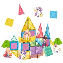 WOOPIE Magnetic Construction Blocks 3D Educational Set Fairy Tale Castle 55 pcs