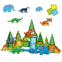 WOOPIE Magnetic Construction Blocks 3D Educational Set Jungle Animals 45pcs