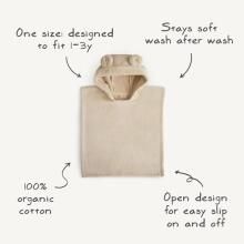 Mushie Bath Poncho Art.101632 Pink Blush Полотенце-пончо