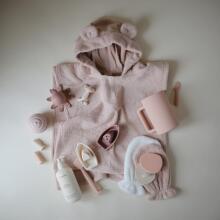 Mushie Bath Poncho Art.101633 Bear Moss Полотенце-пончо