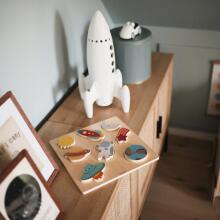 Mushie Wooden Puzzle  Art.101591 Space