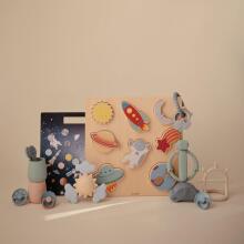 Mushie Wooden Puzzle  Art.101591 Space