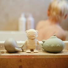 Mushie Mold Free Bath Play Set Art.101487 Sealife Vannas rotalļieta,4 gab
