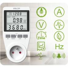 Vienfāzes vattmetrs Baldr BD-990 balts