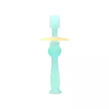 Haakaa 360° Silicone Toothbrush  Art.BHK075-MB Mist Blue  first silicone toothbrush