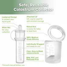 Haakaa Silicone Colostrum Collector Feeding Pack Art.MHK190  Силиконовый контейнер для сбора молозива ,6 шт,4 мл