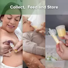 Haakaa Silicone Colostrum Collector Feeding Pack Art.MHK190  Силиконовый контейнер для сбора молозива ,6 шт,4 мл