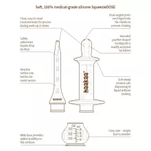 Haakaa SqueezieDOSE Silicone Dispenser Set Art.MHK200 silikona dozatoru komplekts