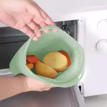 Haakaa Multipurpose Steamer & Steriliser Bag  Art.UTE102-LE Lime Многоцелевой пакет для стерилизации и пароварки ,1 шт.  1250 мл