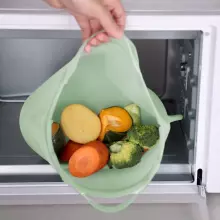 Haakaa Multipurpose Steamer & Steriliser Bag  Art.UTE103-LE Lime daudzfunkcionāls tvaicēšanas un sterilizēšanas maisiņš, 2 gab.  1250 ml