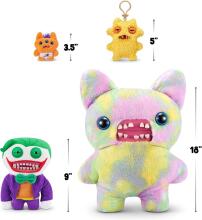 Fuggler x DC by ZURU Smieklīga, neglīta briesmoņa plīša kolekcijas rotaļlieta - Jokeris, bērnu mīkstā rotaļlieta
