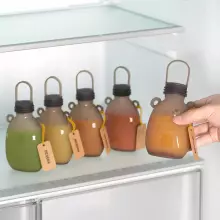 Haakaa Happy Bear Silicone Milk Storage Bag Art.MHK166  Силиконовый контейнер для  воды, пюре, соков,2 шт, 260мл