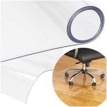 Chair mat, office chair 102x125x0.1cm transparent desk pad