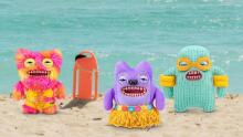 Fuggler Vacay Vibes – плюшевая игрушка (Greedy Grinner, фиолетовый)