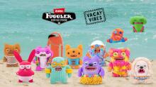Fuggler Vacay Vibes by ZURU Smieklīga, neglīta briesmoņa plīša kolekcijas rotaļlieta - Trakumsērgas trusis - sarkans, bērnu mīkstā rotaļlieta