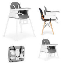 EcoToys Chair Art.263215 Grey Детский стульчик 3-в-1 складной