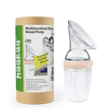Haakaa Breast Pump Gen.3 Art.MHK040-P Peach  Mолокоотсос для сбора грудного молока,250мл