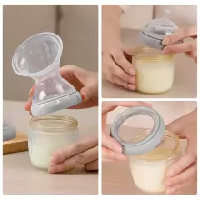 Haakaa Breast Pump Gen.3 Art.GBHK022-P Peach Mолокоотсос для сбора грудного молока +соска для кормления,160мл