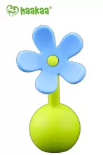 Haakaa Breast Pump Flower Stopper Gen.2 Art.GBHK023-O Mолокоотсос для сбора грудного молока с цветочным стопором,100мл