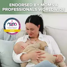 Haakaa Breast Pump Flower Stopper Gen.2 Art.GBHK011-O Mолокоотсос для сбора грудного молока с цветочным стопором,150мл