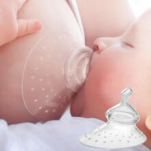 Haakaa  Nipple Shield - Nipple Teat (Round Base) Art.MHK037 Krūšu uzgalis (2 gab.)