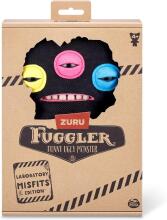 Fuggler Laboratory Misfits by ZURU Smieklīga, neglīta briesmoņa plīša kolekcijas rotaļlieta - Annoyed Alien - melns, bērnu mīkstā rotaļlieta
