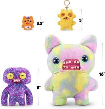 Fuggler Fugg Stars 23 cm Plush Toy (Fleeting Fartlet) Art.263415  Smieklīga, neglīta briesmoņa plīša kolekcijas rotaļlieta -  - daudzkrāsains, bērnu mīkstā rotaļlieta