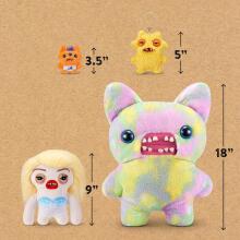 Fuggler Fugg Stars 23 cm Plush Toy (Fleeting Fartlet) Art.263415  Smieklīga, neglīta briesmoņa plīša kolekcijas rotaļlieta -  - daudzkrāsains, bērnu mīkstā rotaļlieta