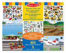 MELISSA & DOUG Reusable Sticker Pad  - Vehicles