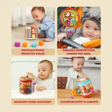 WOOPIE BABY Sensory Cube Interactive Drum