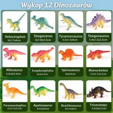 WOOPIE Dinosaur Egg Excavation Kit for Archaeologists - 12 Dinosaurs
