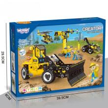 WOOPIE Construction Blocks Build Construction Vehicles 8 Models STEAM