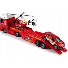 WOOPIE Vehicle Set Tow Truck Fire Truck Helicopter Car Sound Lights