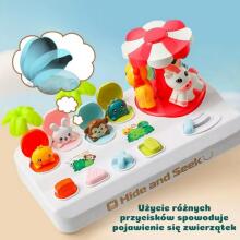 WOOPIE Pop Up Animal Carousel Interactive Toy