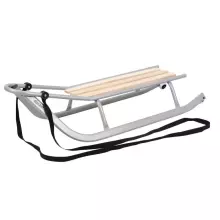 Kunert Sledge Rocker Art.264444 Red Детские особо выносливые санки со спинкой и ручкой и тёплым спальным мешком