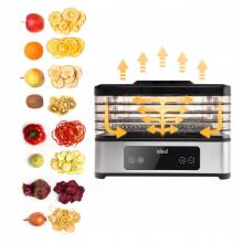 Large Food Dehydrator for Mushrooms Fruits Vegetables IDEAL INOX + Convection 400W + Timer