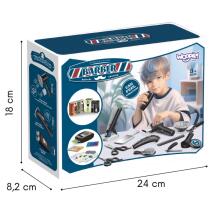 WOOPIE Barber Hairdressing Set for Kids Styling Salon 24pcs