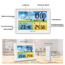 LEVIPE Wireless Weather Station Art.264816 Meteo stacija ar laika prognozes displeju