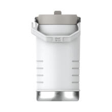 Termopudele ar salmiņu The IceFlow Flip Straw 2.0 Jug 1,90L balta