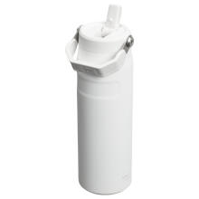 Thermos bottle with straw The IceFlow Bottle Flip Straw 2.0 0.7L white