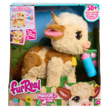 FURREAL interactive toy Maggie the Feed & Follow Cow