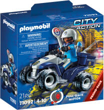 PLAYMOBIL Policija – Ātrgaitas kvadracikls 71092