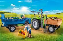PLAYMOBIL Traktors ar piekabi 71249