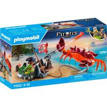PLAYMOBIL PIRATES Cīņa ar milzu krabi 71532